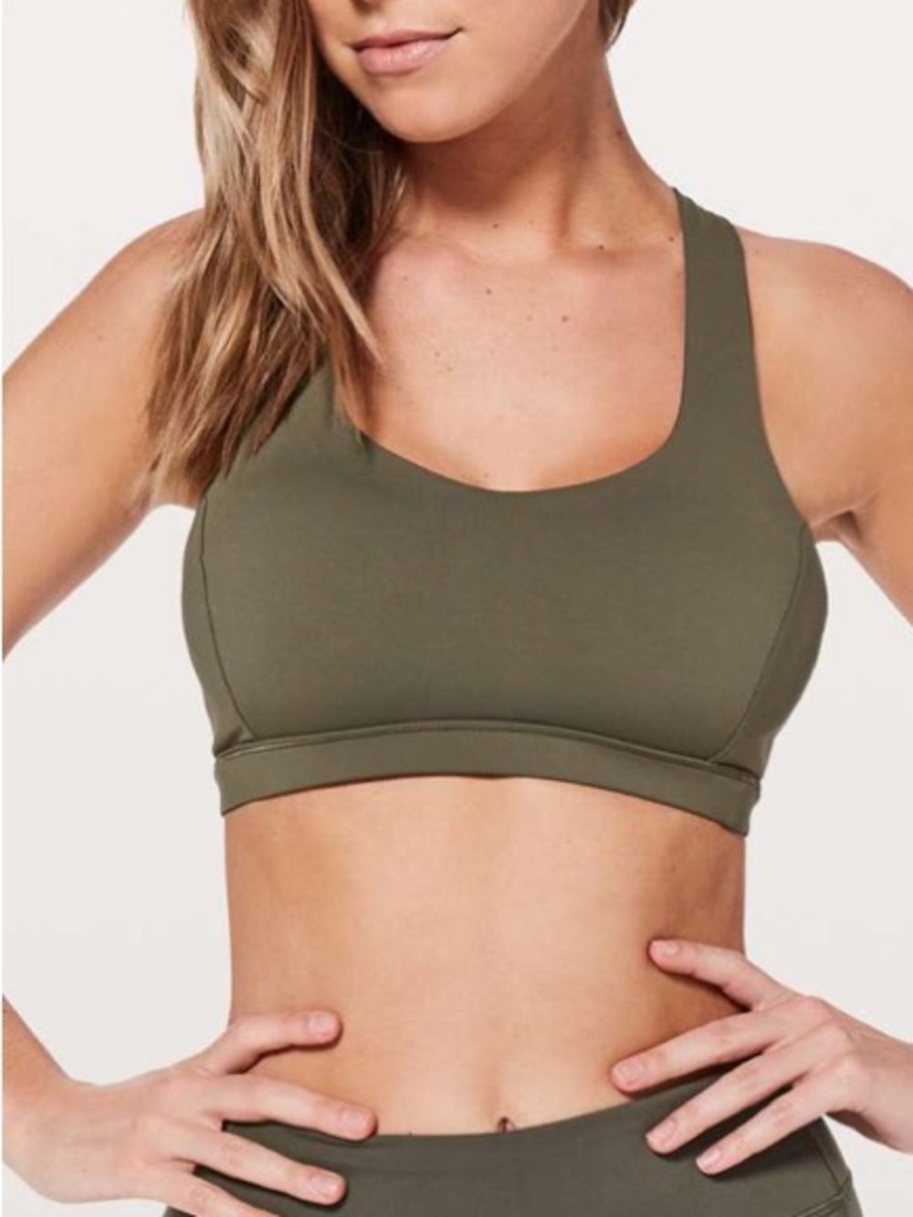Lululemon Free To Be Serene Bra Sage Size 2 Yoga